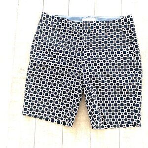 Banana Republic Women's Bermuda Pants Geometrical Black & White Size 2